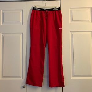 Medium red Grey’s Anatomy scrub pants